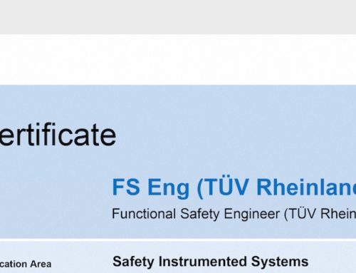 Geslaagd voor Functional Safety Engineer examen!